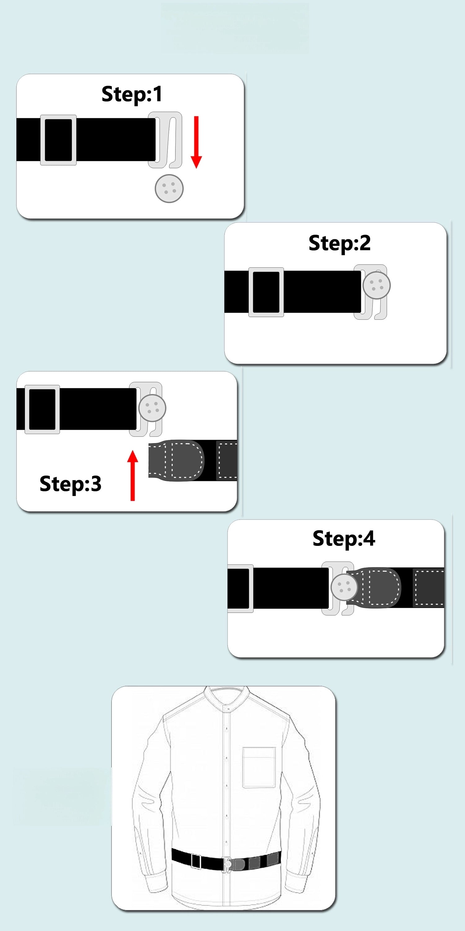 belt shirt stays User Guide